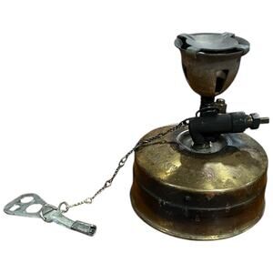Vintage Siva 123 Brass Camp Stove Swedish Military Hiking Burner